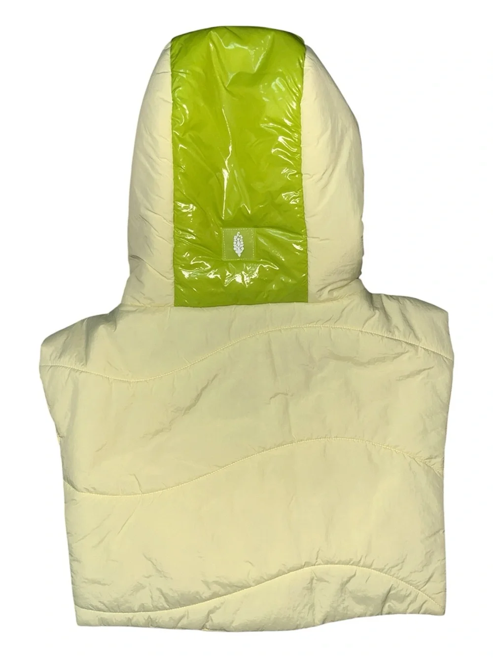 1481. FREE PEOPLE Denver quilted dickey in Honeydew One Size NWT $68